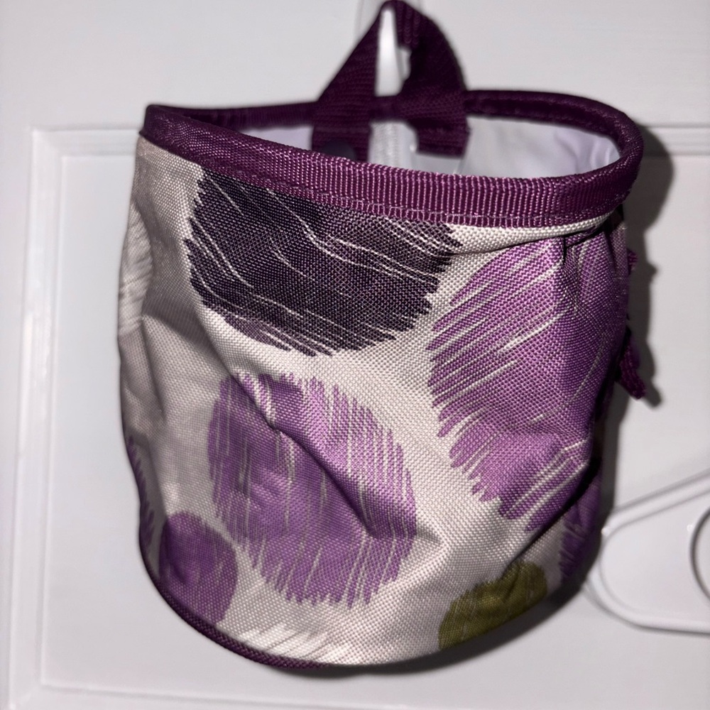 Thirty-One Purple and White Oh-Snap Bin
